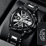 Top Fashion Triangle Chronograph Military Sport Army Mens Watches Luxury Waterproof Quartz Wristwatches