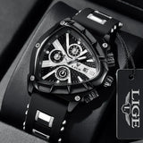 Top Brand Fashion Triangle Chronograph Military Wristwatches - Sport Army Luxury Waterproof Quartz Mens Watches