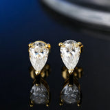 Luxury 0.5-2 Carats Marquise Heart Pear Princess Cut Moissanite Diamonds Stud Earrings
