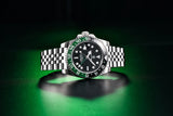 TOP BRAND DESIGN 40MM GMT Luxury NH34 Automatic Stainless Steel Waterproof Men Mechanical Wristwatch