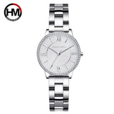 New Luxury Brand Classic Luxury Rhinestone Diamonds Ladies Watches Japanese Movement Women Dress Watches Gift Set