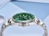 Top Brand New Men's Mechanical Watch NH35 Automatic Men's Sapphire Glass Ceramic Bezel Stainless Steel 10BAR Watch