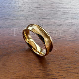 Grooves Domed Polished Finish 4/6/8mm Tungsten Wedding Engagement Rings