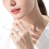 Wonderful 1.5 Carat Moissanite Diamonds Eternity Rings For Women -  Wedding Engagement Silver Fine Jewellery - The Jewellery Supermarket