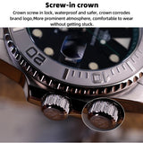 200m Water Resistance Ceramic Bezel Stylish Stainless Steel Quartz Men's Dive Watch