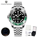 New LUXURY DESIGN Top Mechanical Automatic Watch Sports Rubber Diver Series Watch Luminous Date Display Wristwatches