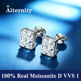 Luxury 0.5-2 Carats Marquise Heart Pear Princess Cut Moissanite Diamonds Stud Earrings