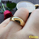 New Arrivals 2-8MM Domed Polished Tungsten Comfort Fit Men Women Wedding Rings - Popular Jewellery - The Jewellery Supermarket