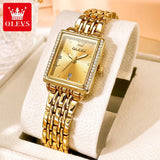 Elegant Women's Watch - Top Fashion Business Waterproof Stainless Steel Zircon Diamonds Luxury Quartz Watches