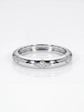 Fashion Shiny Round VVS1 D Colour Moissanite Diamond Ring Fine Jewellery
