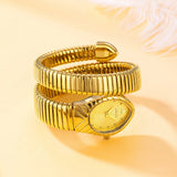 Famous Brand Dress Jewellery Fashion Quartz Snake Watch For Women
