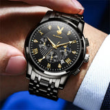 Top Brand Original Stainless Steel Waterproof Quartz, High Quality Trend Casual Men Wrist Watches for Men