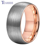 New Domed Polished Shiny 10mm Men Women Tungsten Engagement Wedding Rings