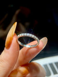 Admirable VVS1 D Colour Moissanite Diamond Stackable Solitaire Ring