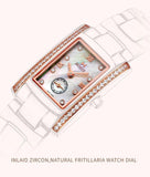 Luxury Brand Stainless Steel Strap Watches for Women -  Fashion Simple Square Quartz Watches, Ideal Gifts