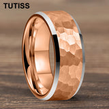 Plane Hammer With Beveled Edge Treatment New 6/8mm Tungsten Carbide Rings