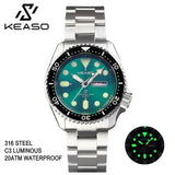 MIYOTA 2035 Luminous Sports Steel 200M Waterproof Sapphire Quartz Dive Watch