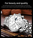 Top Brand Men's Stainless Steel Quartz Wristwatch Classic Business Casual High Quality Waterproof Wristwatch