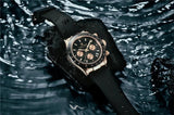 New Luxury Brand Men's Quartz Watches - Sapphire Retro Chronograph Stainless Steel Waterproof Watches for Men - The Jewellery Supermarket