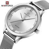 New Arrival Simple Quartz 3ATM Waterproof Mesh Steel Band Women Business Watches - Ideal Gifts - The Jewellery Supermarket