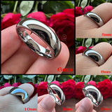 Shiny Forever High Polished Classic 2/3/4/5/6/7/8/10MM Tungsten Wedding Rings
