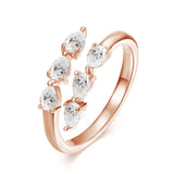 New Design 3*4MM VVS1 D Colour Moissanite Diamonds Silver Engagement Ring