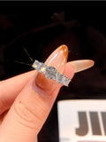 Gorgeous 1 Carat VVS1 D Colour Moissanite Diamond Sparkling Ring Fine Jewellery