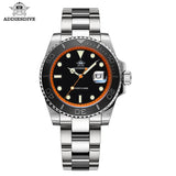 200m Water Resistance Ceramic Bezel Stylish Stainless Steel Quartz Men's Dive Watch