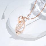 14K Gold Filled Unique Romantic New Trend Glossy Creative Ethnic Pendant Necklace
