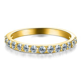 Real VVS1 D Colour Moissanite Diamond Stackable Rings Fine Jewellery