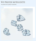 Real 0.03CT Round Moissanite Diamond Rings Fine Jewellery