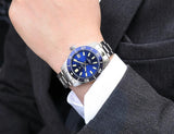 New 38mm Diver Mens Watch Japan NH35A Automatic Mechanical Sapphire Glass Date Luminous 200M Waterproof Wristwatch