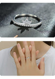 Authentic Silver Fashion Crown Full AAAA Simulated Diamonds Rings - Wedding Engagement Fine Jewellery - The Jewellery Supermarket