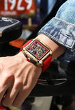 Big Dial Top Luxury Brand Sport Waterproof Chronograph Quartz Clock Automatic Date Mens Hipster Watches