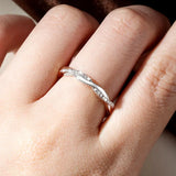 Fabulous Twist Shank VVS1 D Colour Moissanite Full Eternity Rings Fine Jewellery