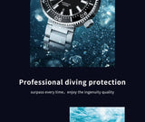 Top Brand Sapphire Glass Super Luminous Calendar Automatic Mechanical Wristwatch Luxury Men's Diver's Watches