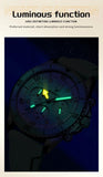 Stunning Top Brand Fashion Trend Elegant Original Silicone Strap Waterproof  Multifunction Quartz Wrist Watches