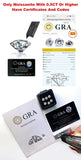 Amazing Custom 1CT Heart Design Rhodium Plated High Quality Moissanite Diamonds - Fine Jewellery