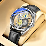 Luxury Top Brand Watch for Men Double-sided Hollow Automatic Mechanical Waterproof Business Wrist Watches - The Jewellery Supermarket