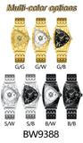 New Arrival Triangle Design Golden Waterproof Stainless Steel Men Sports Quartz Watches - Popular Choice