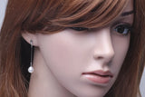 Elegant Long Drop Real Multicolour Pearls 925 Sterling Silver Earrings