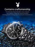 Top Brand Men's Stainless Steel Quartz Wristwatch Classic Business Casual High Quality Waterproof Wristwatch