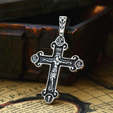 New Fashion Exorcist Pendant Skull Cross Pendant With  Stainless Steel Chain Norse Fashion Viking Jewellery - The Jewellery Supermarket