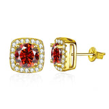 Delicate Moissanite Diamonds S925 Sterling Silver Stud Earrings For Women And Men