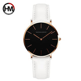 Top Brand Elegant Fashion Simple Low Price Quartz Movement Leather Strap Women Analog Waterproof Wristwatches
