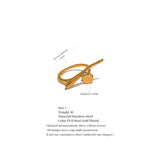 18K Gold Plated Chic Stainless Steel Personality Minimalist Classy Stylish Unique Ring