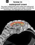 Super Luminous 20 Bar Waterproof Stainless Steel Sapphire Glass Mechanical Watch