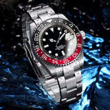 200m Waterproof Automatic Diver Watches Mechanical Movement Luminous Jubilee Strap
