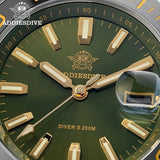 Super Stainless Steel Men 2115 Quartz Watches - Luxury 100m Waterproof Ceramic Bezel  Writwatches for Men