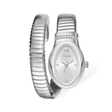 Luxury Snake Shaped Brass Strap Personality Waterproof Quartz Ladies Watches